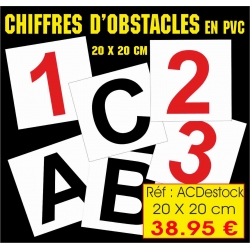 ACDestokage - JEU DE CHIFFRE EN PVC 20 X 20 CM destockage 1 A 12+ABC+AB